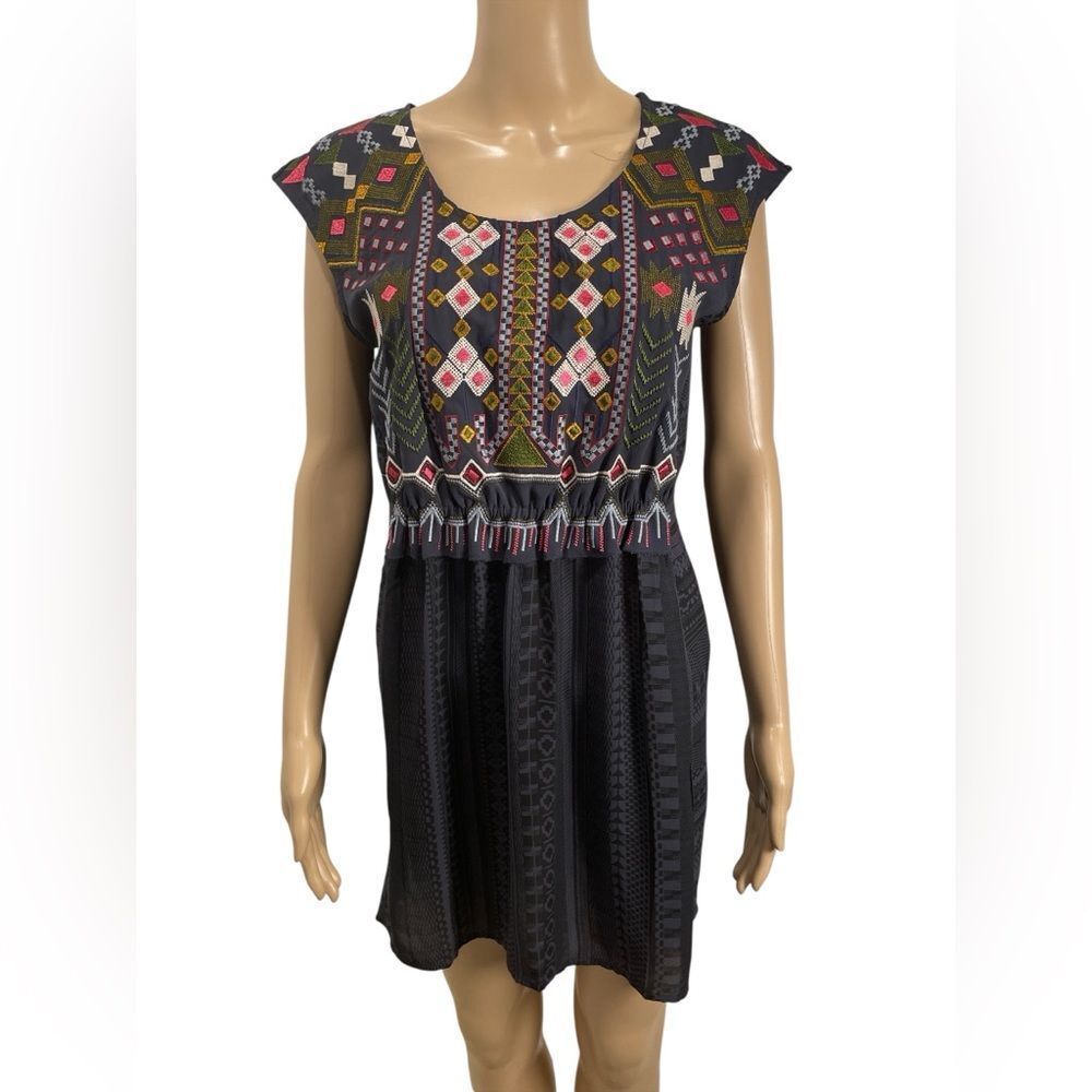 Anthropologie One September Barranco Tunic Embroidered Tunic Size S